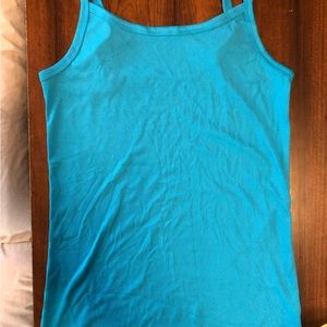Sky blue tank top with medium in size nwrt